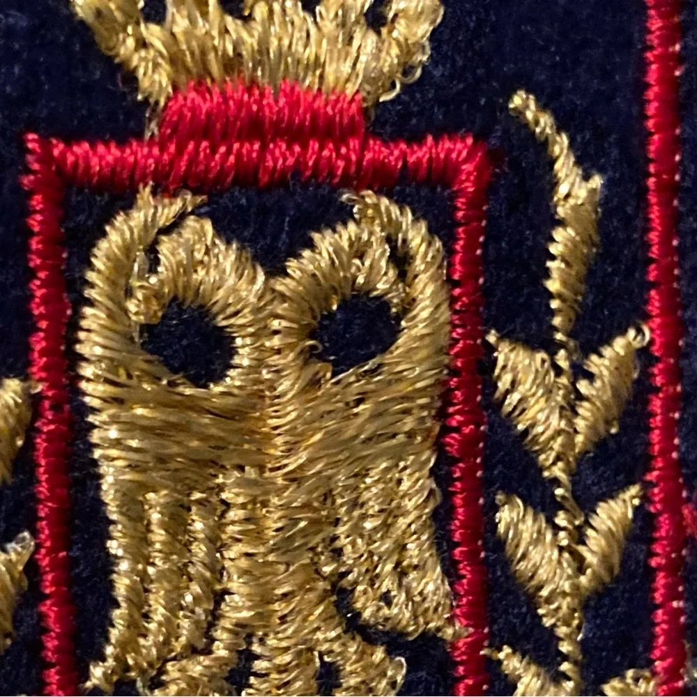 Vintage Military Patches/Emblems sew on. Set of 4: ‘sew on’ Patches. Navy.